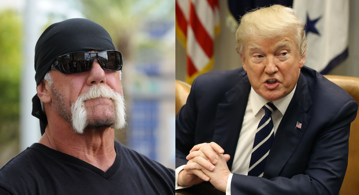 Hogan y Trump